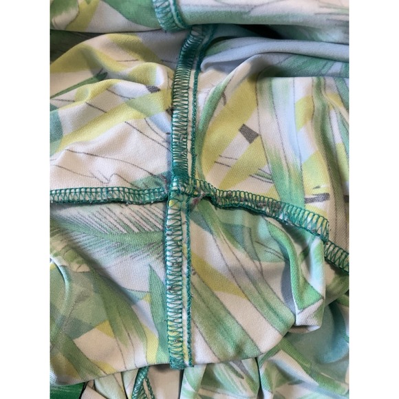 Susan Graver Women's XL Liquid Tropical Crop Pants Cruise Relaxed ‎Resort Comfy - Picture 5 of 9